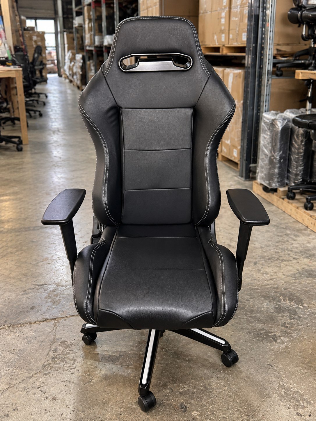 Silla DXRacer Gamer retapizada a nuevo en cuerina automotor